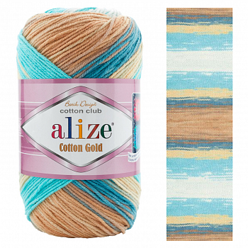 Cotton gold batik 7938