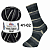 Wool socks print 41-02