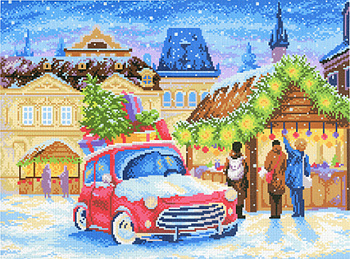 Схема СК-075 Рождественская ярмарка 40*50/30*40