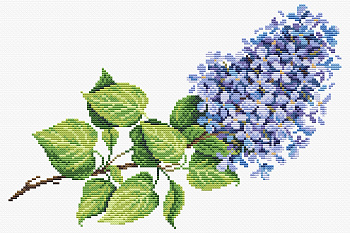Схема СК-059 Ароматная сирень 40*30/20*30